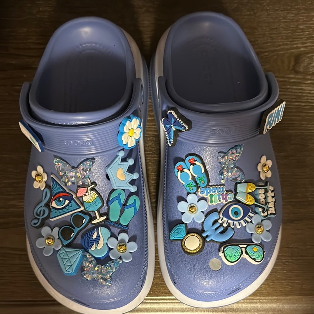 CROCS Blue Iconic Comfort